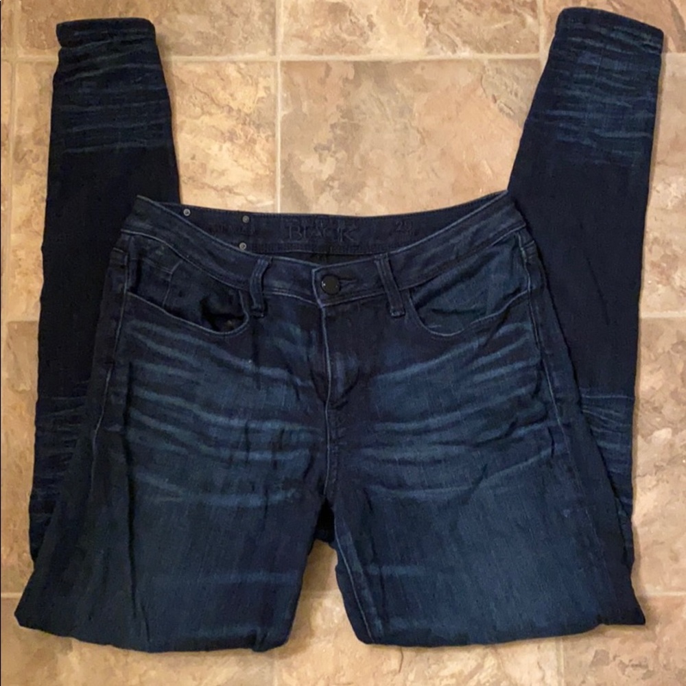 Buckle Black skinny jeans